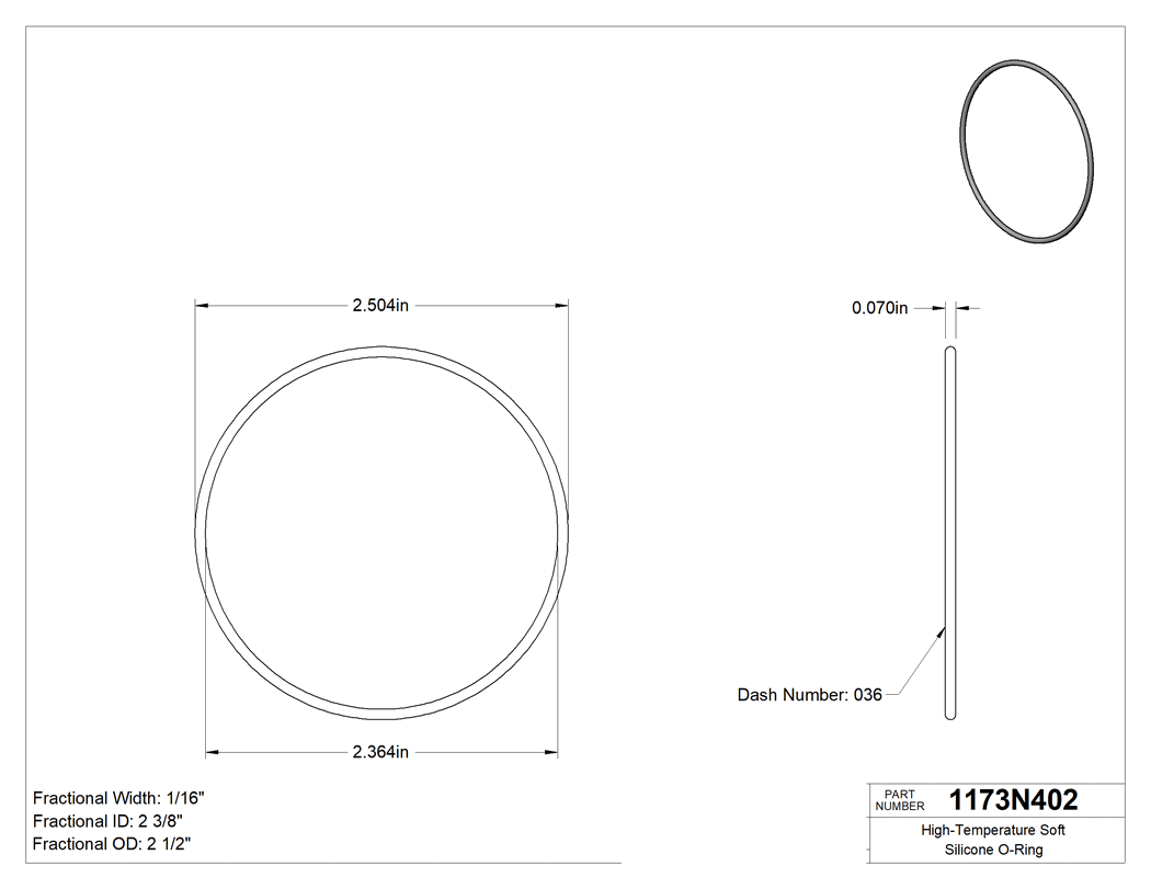Technical drawing - 1173N402